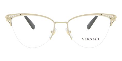 versace ve 1250 1252 rose gold|Versace VE1280 1252 55 Pale Gold Eyeglasses .